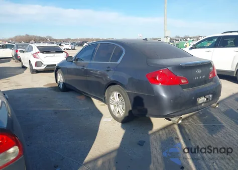 2012 Infiniti G37 Journey from USA, damaged, VIN JN1CV6AP8CM627686